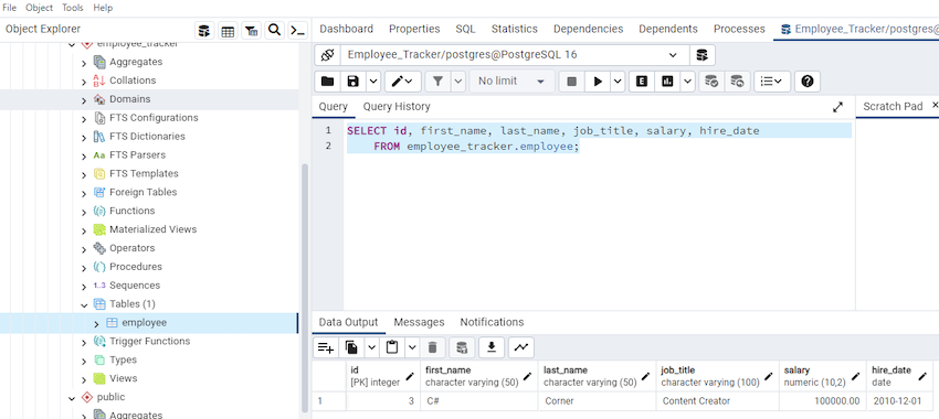 Delete employee by id from db
